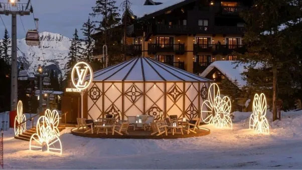 Louis Vuitton St. Moritz - Yurt 2022/2023 (FPV Drone 4K) 