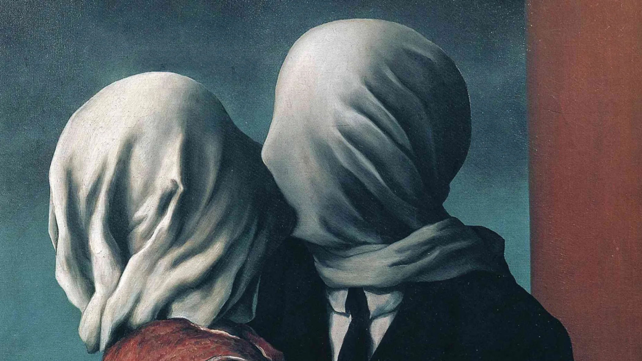 The Lovers II by Rene Magritte