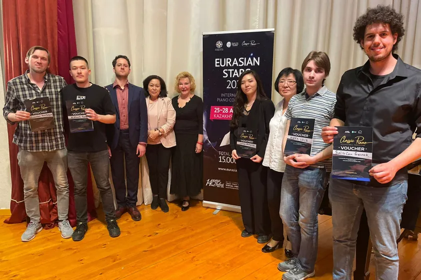Winners of the the Eurasian Stars International Piano Competition