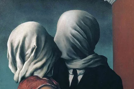 The Lovers II by Rene Magritte