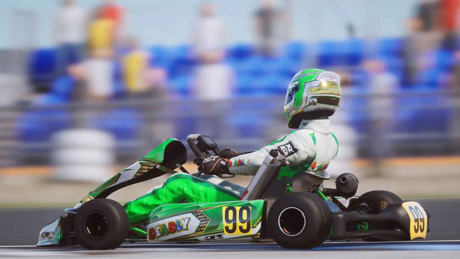 Sofya also worked on a previous project of Motorsport Games - Kartkraft