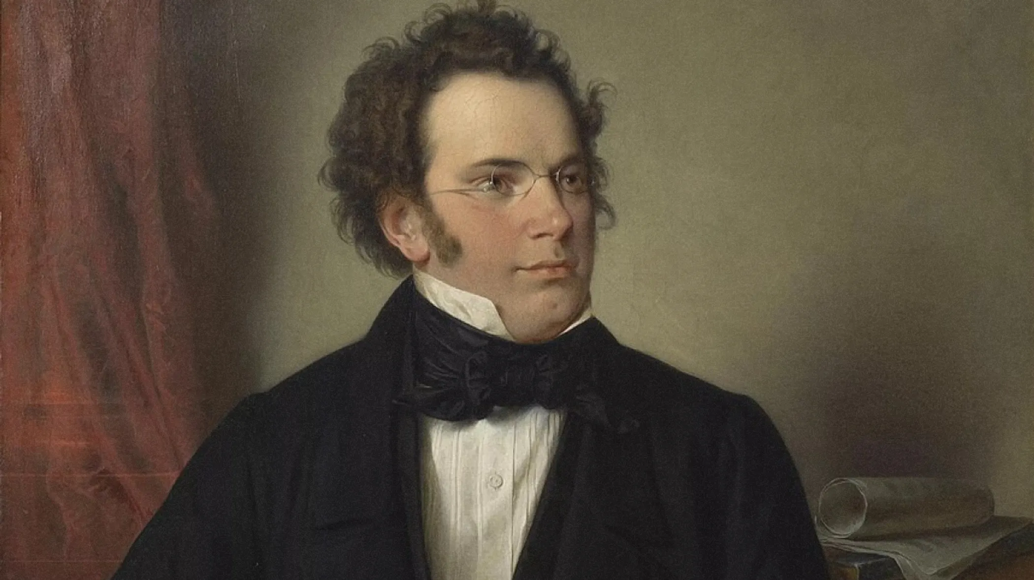 Franz Schubert by Wilhelm August Rieder